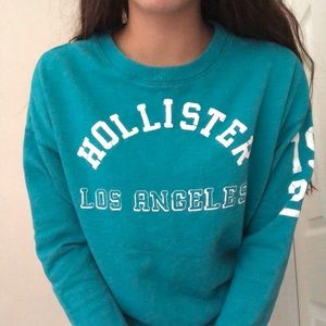 Hollister Turquoise Crewneck